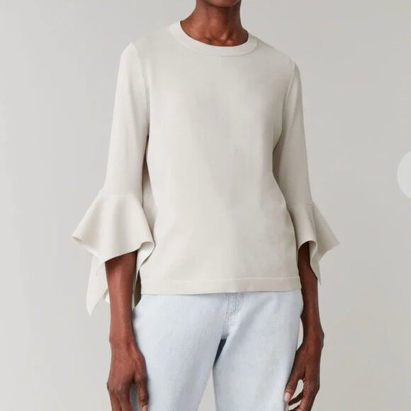 COS Draped Sleeve Top XS - Picture 8 of 10